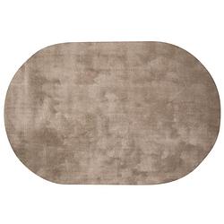 Foto van Vloerkleed cowan taupe 130x190 ovaal