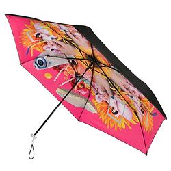 Foto van Minimax paraplu upf50+ 92 cm polyester zwart/roze