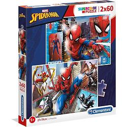 Foto van Clementoni legpuzzel spiderman 60 stukjes 2 stuks