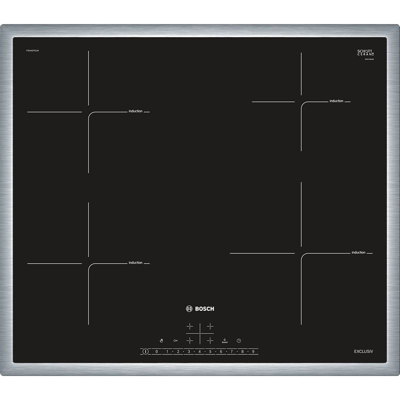 Foto van Bosch pie645fb1m exclusiv inductie inbouwkookplaat zwart