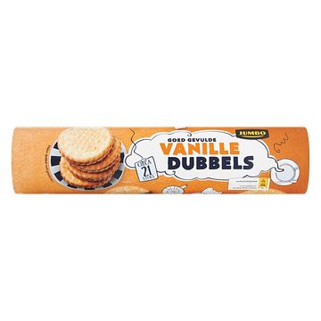 Foto van Jumbo vanille dubbels pak koekjes 500g