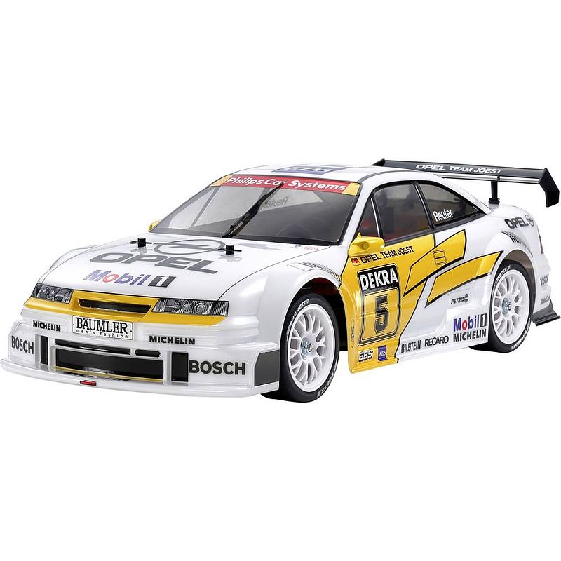 Foto van Tamiya rc opel calibra v6 (ta02) 4wd brushed 1:10 rc auto elektro toerwagen bouwpakket