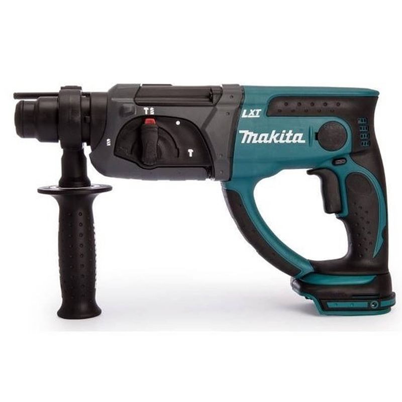 Foto van Makita dhr202z 18v li-ion sds boorhamer - losse body (geleverd zonder accu en lader)