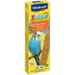 Foto van Vitakraft honing/sesam-kracker parkiet 2in1