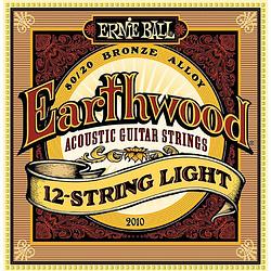 Foto van Ernie ball 2010 earthwood 80/20 bronze light 12 snaren