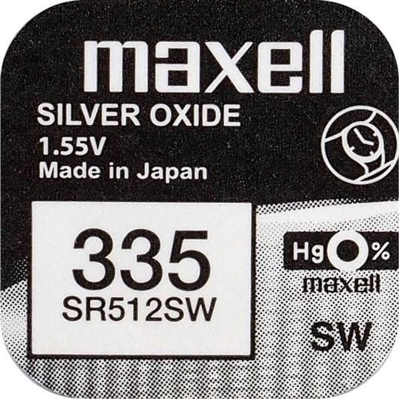 Foto van Maxell silver oxide 335 blister 1