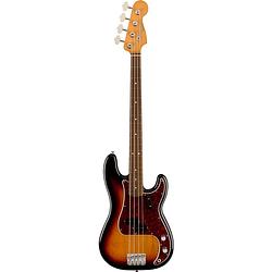 Foto van Fender vintera ii 60s precision bass rw 3-color sunburst elektrische basgitaar met deluxe gigbag