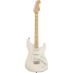 Foto van Fender eob stratocaster olympic white mn met gigbag