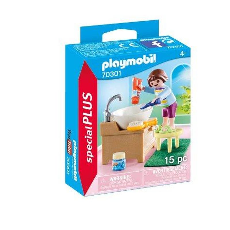 Foto van Playmobil special plus meisje aan wastafel 70301