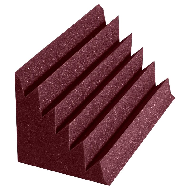 Foto van Auralex dst-lenrd burgundy 30x30x61cm bass trap rood (4-delig)