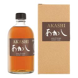Foto van Akashi 5 years single malt sherry 50cl whisky + giftbox