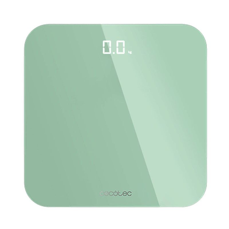 Foto van Digitale personenweegschaal cecotec surface precision 9350 healthy groen