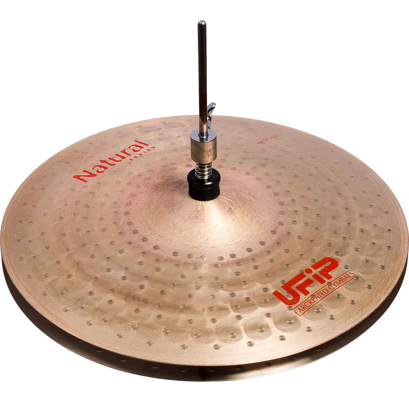 Foto van Ufip ns-14lhh natural series light 14 inch hi hat bekken