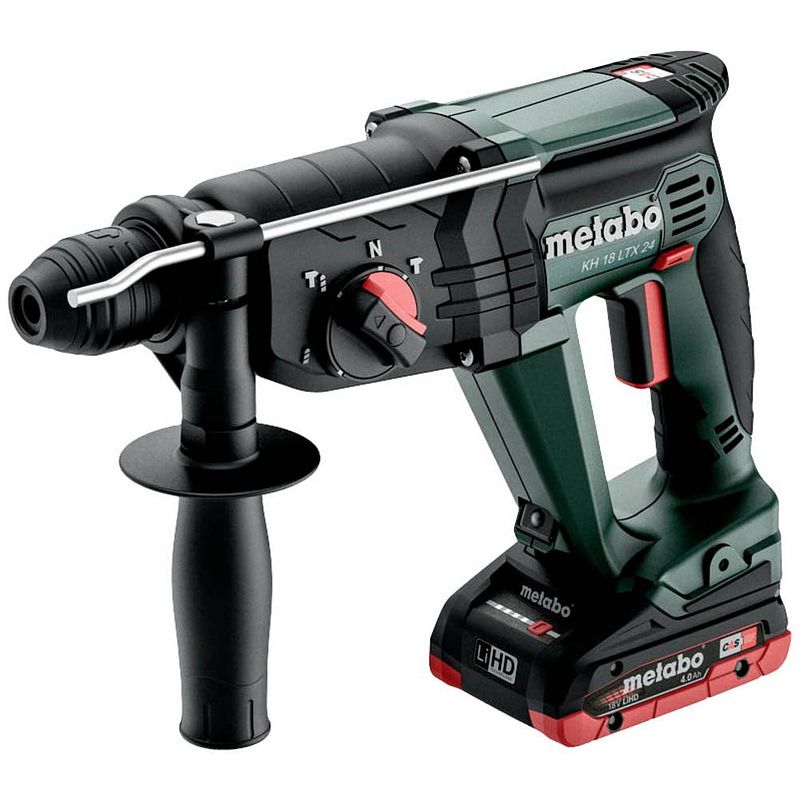 Foto van Metabo kh 18 ltx 24 sds-plus-accu-combihamer 18 v 4.0 ah li-ion