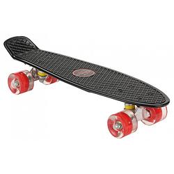 Foto van Amigo skateboard met ledverlichting 55,5 cm zwart/rood