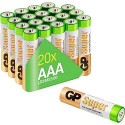 Foto van Aaa batterij (potlood) gp batteries gp24aet-2vs20 alkaline 1.5 v 20 stuk(s)