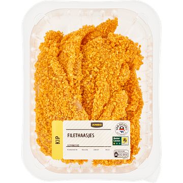 Foto van Jumbo scharrelkip filethaasjes gepaneerd 300g