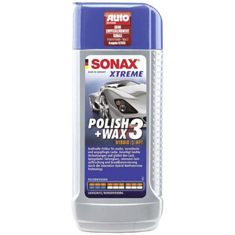 Foto van Sonax autowax extreme polish&wax 250 ml