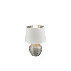 Foto van Moderne tafellamp luxor - kunststof - zilver