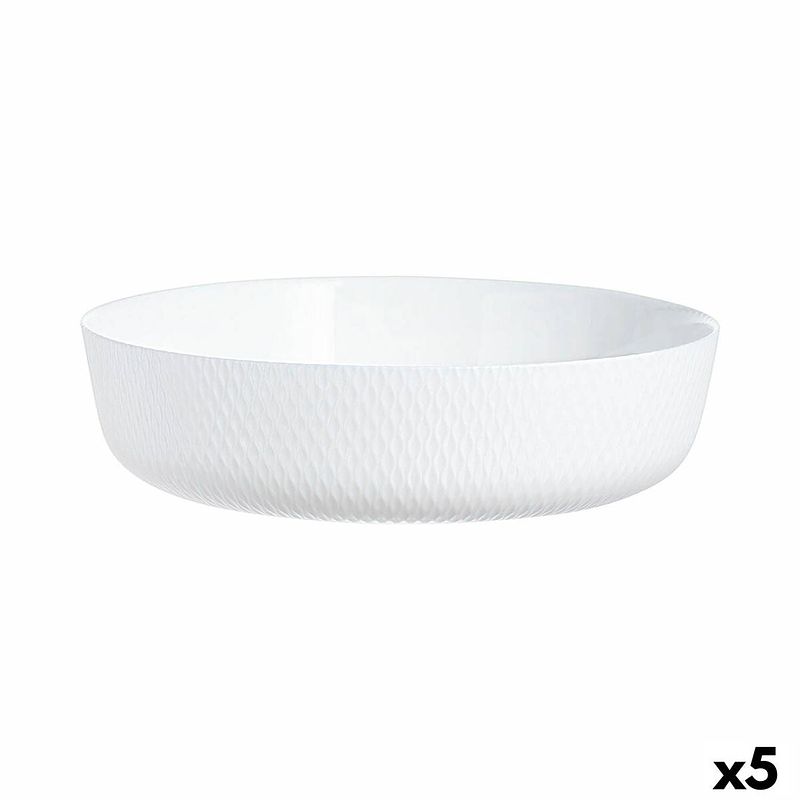 Foto van Serveerschaal luminarc smart cuisine wit glas ø 26 cm (5 stuks)