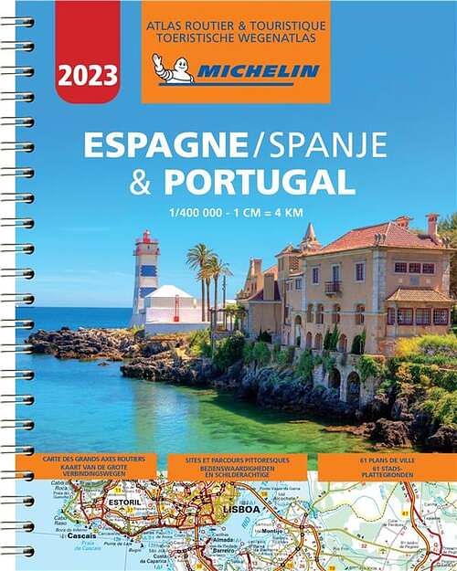 Foto van Michelin atlas spanje/portugal 2023 - spiraalgebonden (9782067257191)
