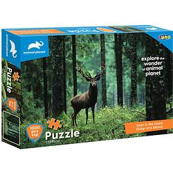 Foto van Luna puzzel animal planet deer 73 x 48 cm karton 1000 stukjes