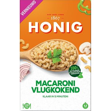 Foto van Honig macaroni vlugkokend 700g bij jumbo