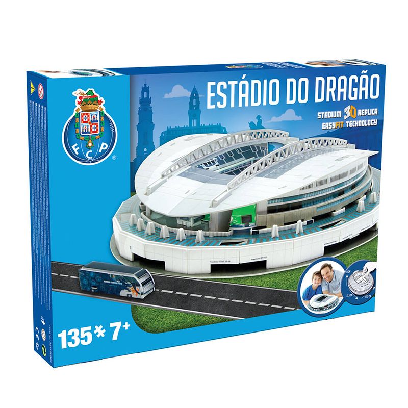 Foto van Nanostad 3d puzzel fc porto estadio do dragão - 135 stukjes