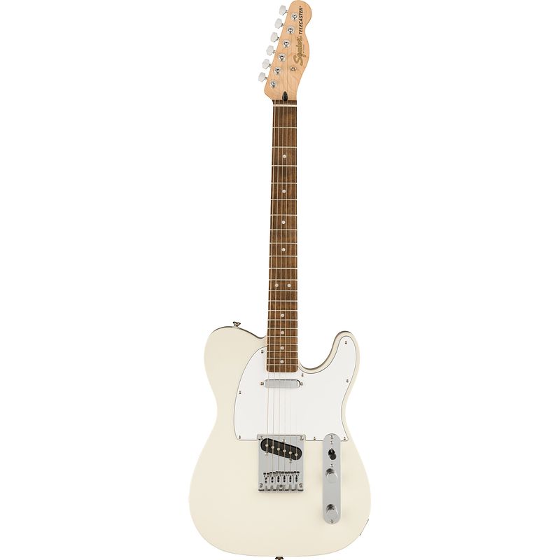 Foto van Squier affinity series telecaster olympic white elektrische gitaar