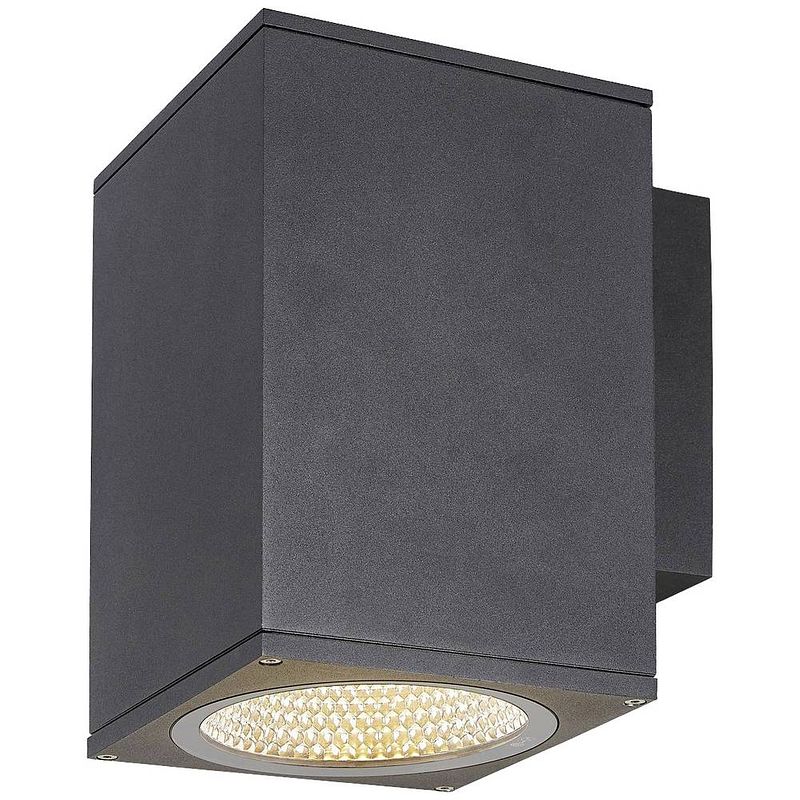 Foto van Slv enola square l 1003437 led-buitenlamp (wand) led vast ingebouwd 35 w antraciet