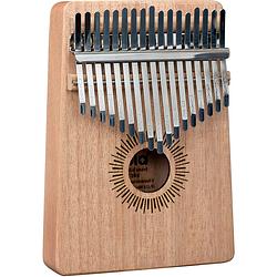 Foto van Sela se 245 kalimba mahogany 17 natural met beschermhoes