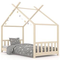 Foto van Vidaxl kinderbedframe massief grenenhout 70x140 cm