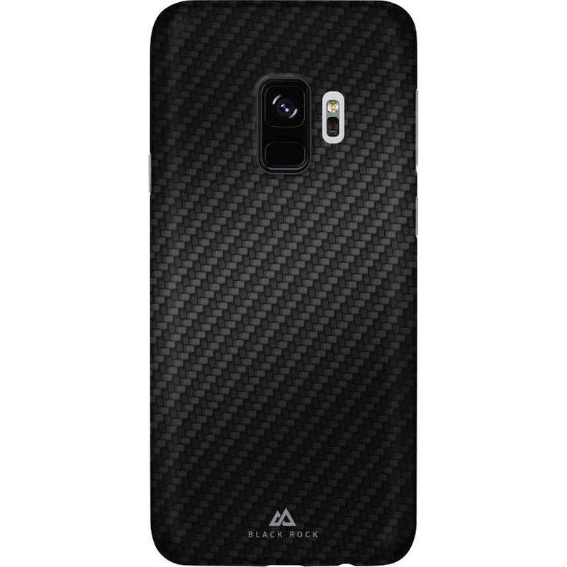 Foto van Black rock ultra thin iced backcover samsung galaxy s9 carbon