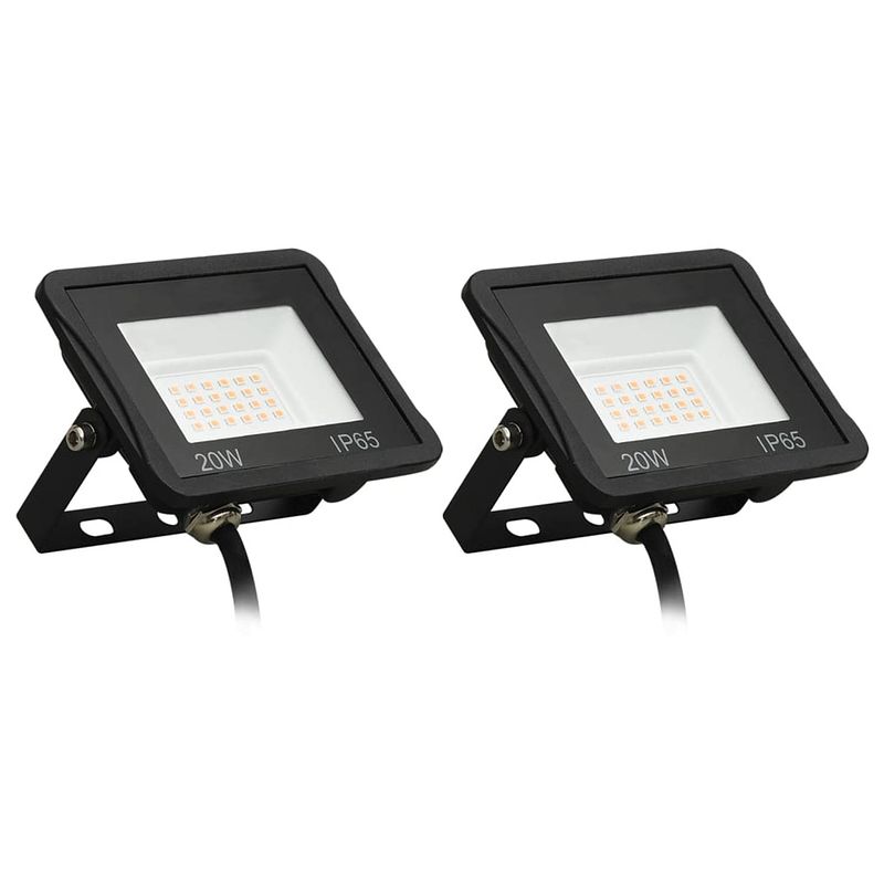 Foto van Vidaxl spotlights 2 st led 20 w warmwit