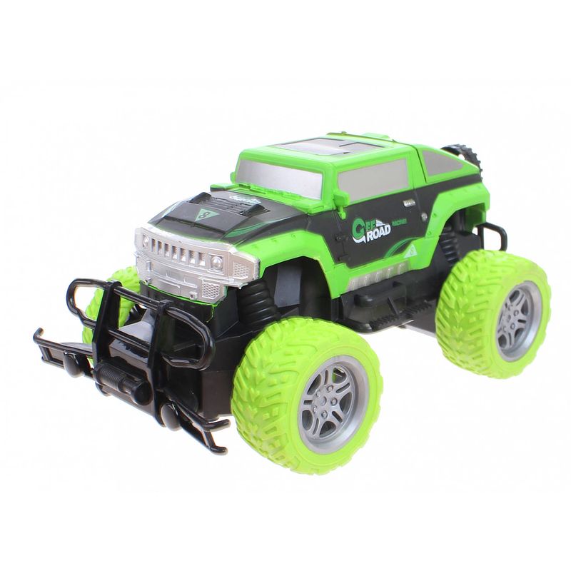 Foto van Toi-toys rc jeep 18 cm groen/zwart