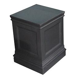 Foto van Sokkel l53b53h74 cm zwart stone-lite