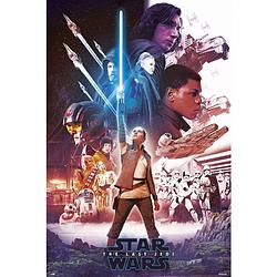 Foto van Grupo erik star wars viii blue saber poster 61x91,5cm