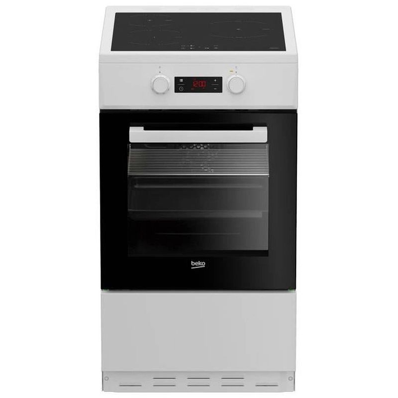 Foto van Inductiekookplaat - beko - fsm58301wc - 3 branders - 0,92 kwh/cyclus - 50cm