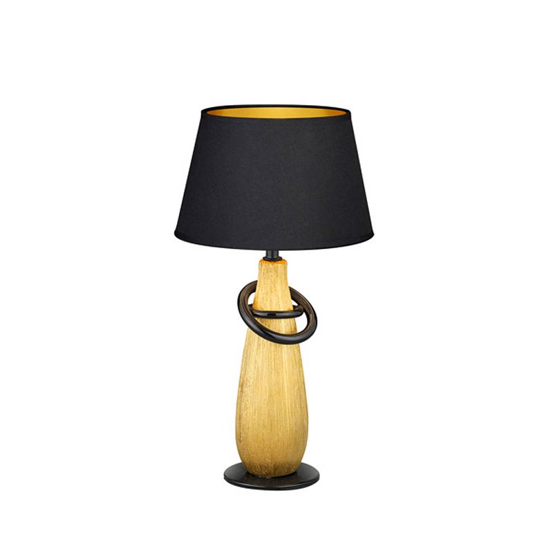 Foto van Moderne tafellamp thebes - kunststof - goud