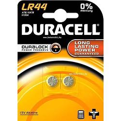 Foto van Duracell knoopcel batterij lr44 alkaline - 10 stuks