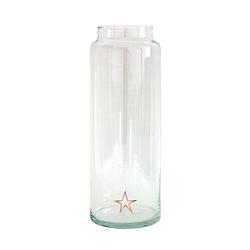 Foto van Drinken waterglas xl handgemaakt 10/30 copper stars