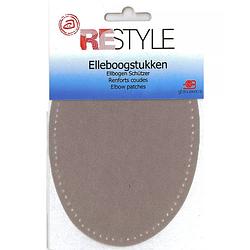 Foto van Restyle elleboogstukken suèdine 14 cm x 9,5 cm opstrijkbaar