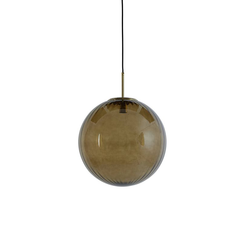 Foto van Light & living - hanglamp magdala - 40x40x40 - bruin