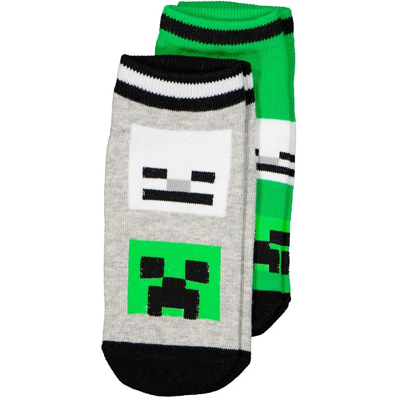 Foto van Kinder sneakersokken minecraft 2-pack