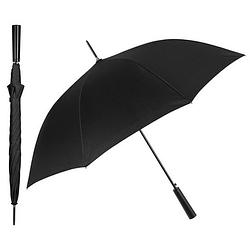 Foto van Perletti paraplu automatisch 84 x 103 cm polyester zwart