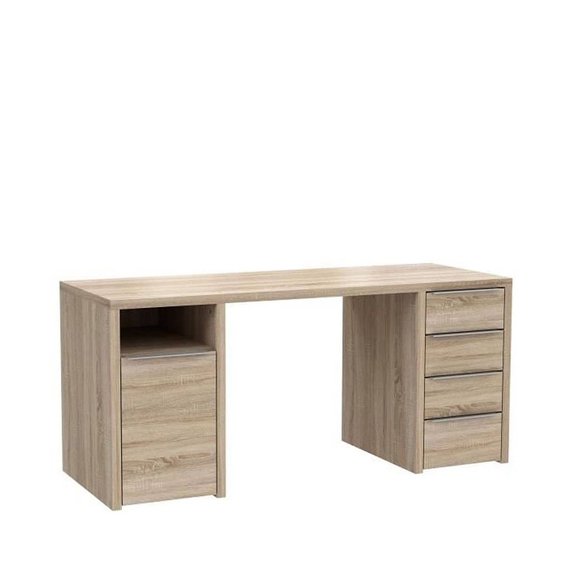 Foto van Calpe sonoma eiken bureau - l 160 cm