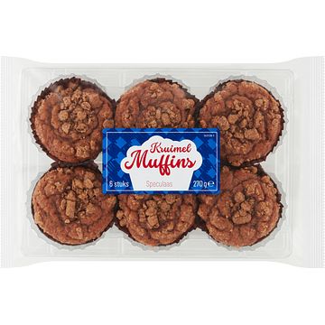 Foto van Kruimel muffins speculaas 6 stuks bij jumbo