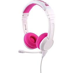 Foto van Onanoff buddyphones® on ear headset kabel kinderen pink volumebegrenzing, vouwbaar, headset, bestand tegen zweet