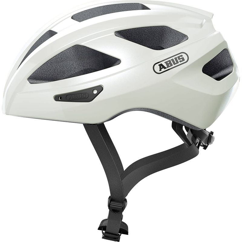 Foto van Abus helm macator pearl white m 52-58cm