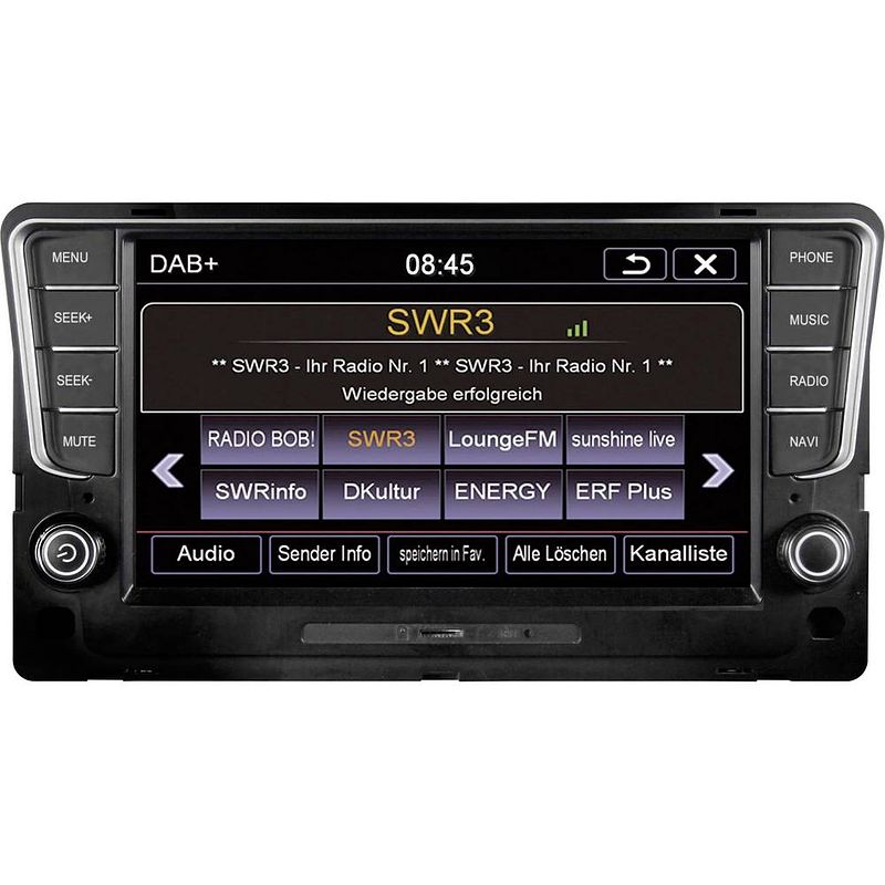 Foto van Esx vn810-vw-g7-dab navigatiesysteem, vaste inbouw aansluiting voor stuurbediening, aansluiting voor achteruitrijcamera, bluetooth handsfree